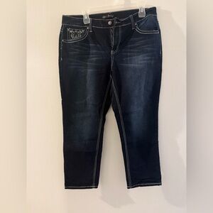 Love Indigo Dark Wash Ankle Jeans